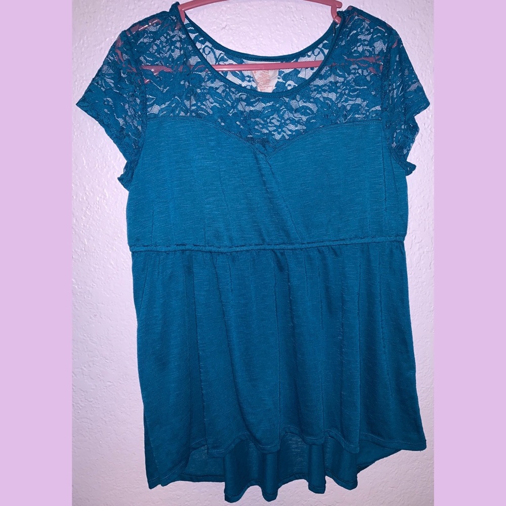 baby doll lace top